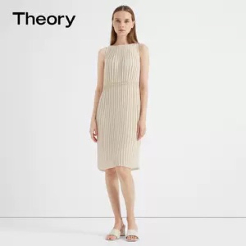 Brand New Theory Vanilla Midi Dress size M